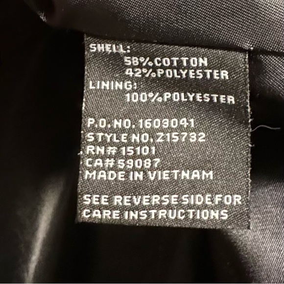 NWOT Jones New York beautiful women’s Raincoat with hood, size L, fully lined - Picture 12 of 12